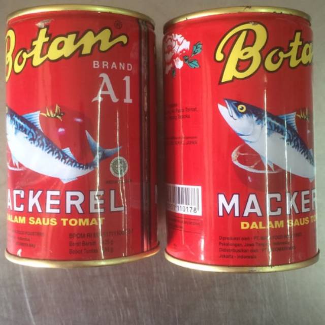 

Botan mackerel tomat 425 gram