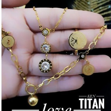 TiTanium set perhiasan wanita R42