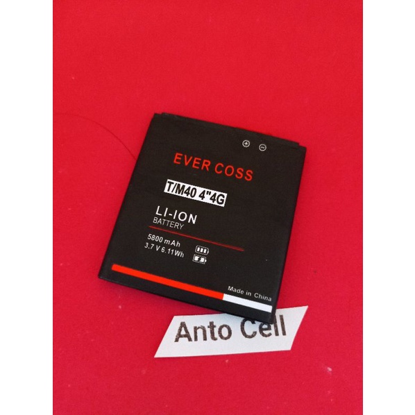 Baterai batre  Evercoss M40 winner T original Battery batre Hp