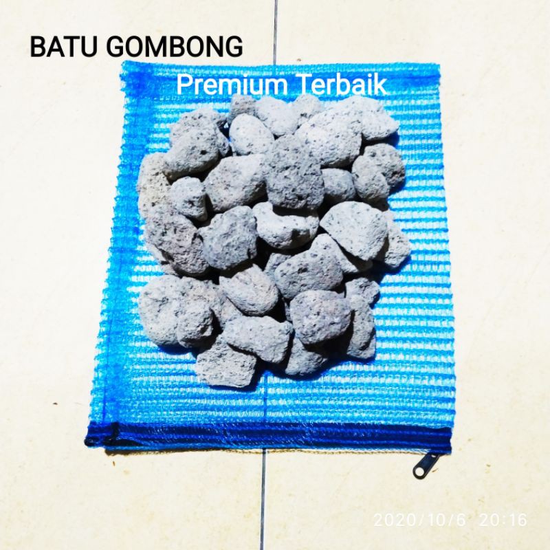 Jual Media Filter Batu Gombong APUNG 1 kg Premium Terbaik + kantong ...