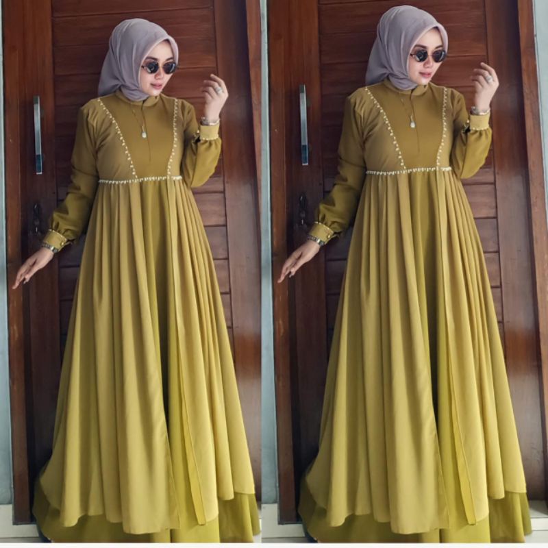 NABILA DRESS VL 2 DRESS PESTA BY ALHAYA terlaris