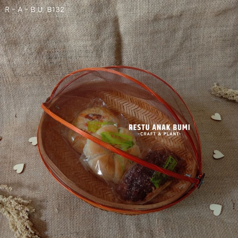 ( TD3 ) Tudung Saji Cekung Oval|Wadah Saji|Makanan|Hampers|Serahan|Parcel Buah|Bingkisan|Sembako|Gif