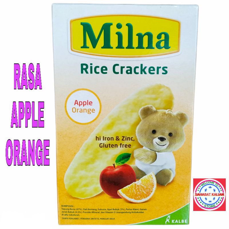 MILNA RICE CRACKERS 20 GRAM