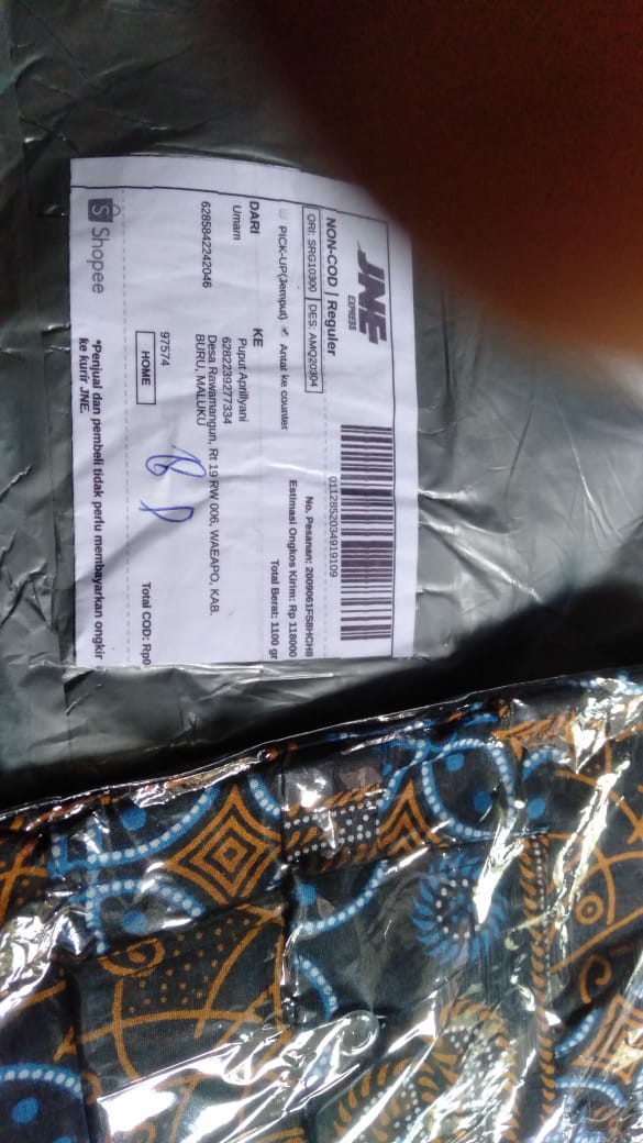 Kemeja Batik Lengan Panjang Size M L Xl Xxl Xxxl