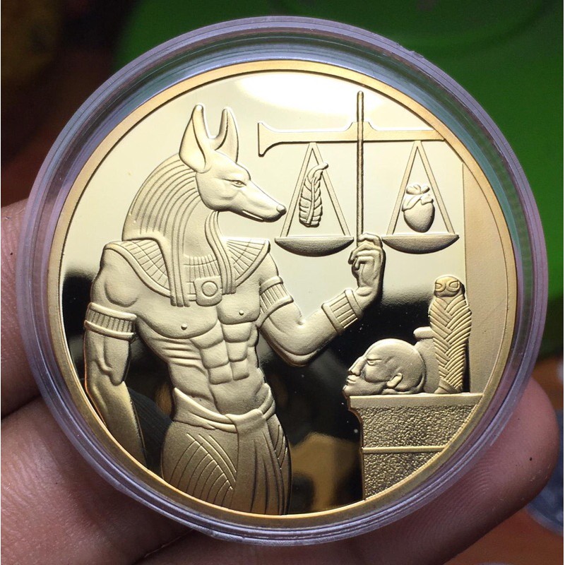 Koin Anibus Proof Detail Bagus