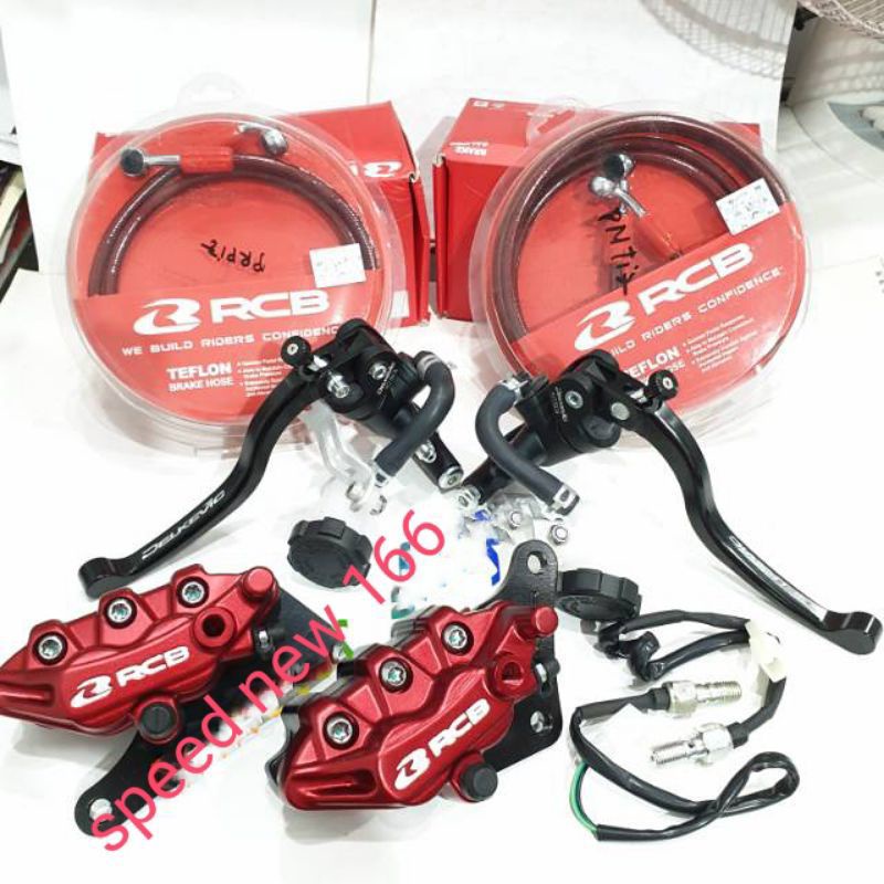 MASTER REM RCB ORIGINAL  Px2 RADIAL KIRI -KANAN PLUS KALIPER RCB VIXION TIGER CBR NEW CB150 GSX SATR