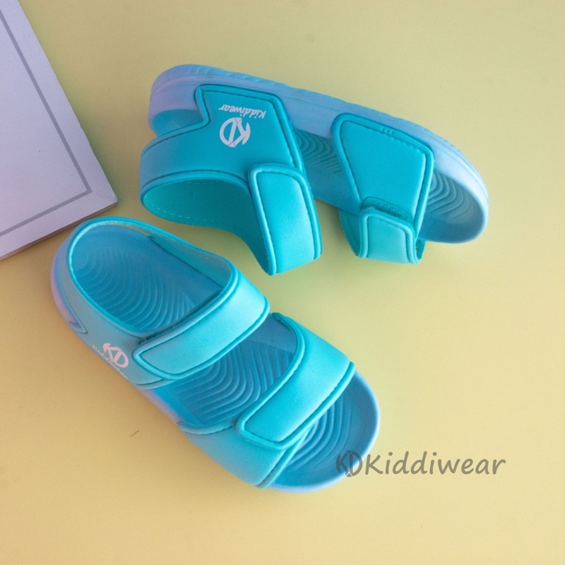 (Kiddiwear) Sandal  gunung anak / Sandal Ringan anak polos  Casual Import Usia 1-5 Tahun SG POLOS