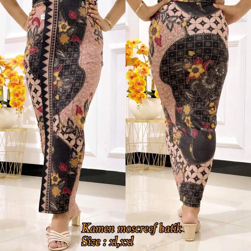 (bawahan saja) kamen jadi bali moscref motif batik/Kamen moscref streech-Batik 1