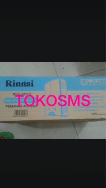 water heater gas rinnai REU 5CFC pemanas air REU5cfc RINNAI REU 5 cfc pemanas air gas lpg rinnai