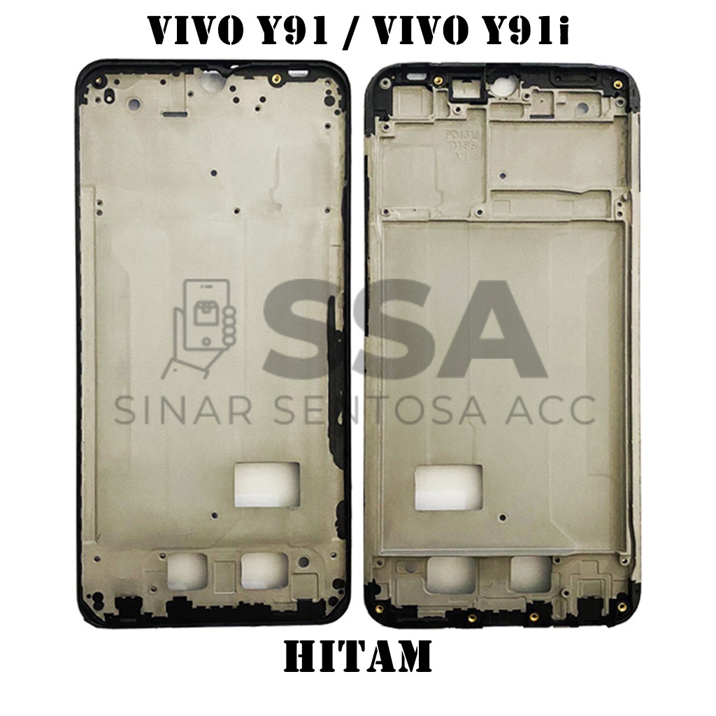 Tulang Tengah Middle Frame LCD Vivo Y91 Y91i Original 100% Tulang Casing Bezel Bezzel Bazel Handphone HP Ori Original Awet Murah Y 91 Y 91i