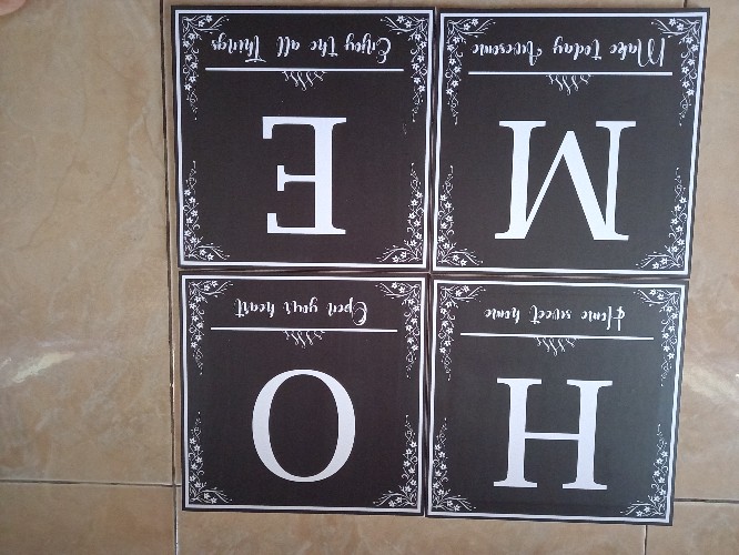 [bisa Cod] Hiasan Dinding Poster Kayu Wall Decor Dekorasi Dinding Minimalis Shabby Home - Pct1hitam