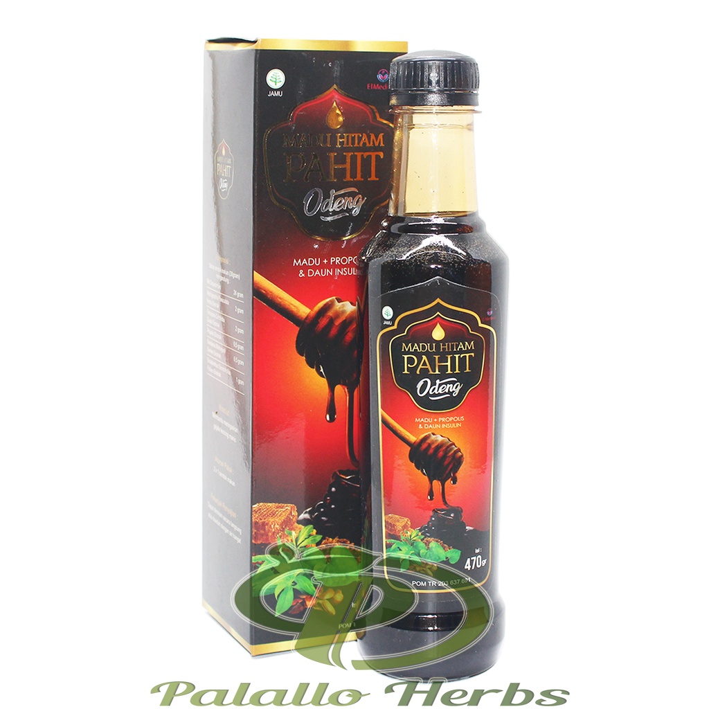 Madu Hitam Pahit Spesial Odeng El Medinah | Plus Propolis Daun Insulin