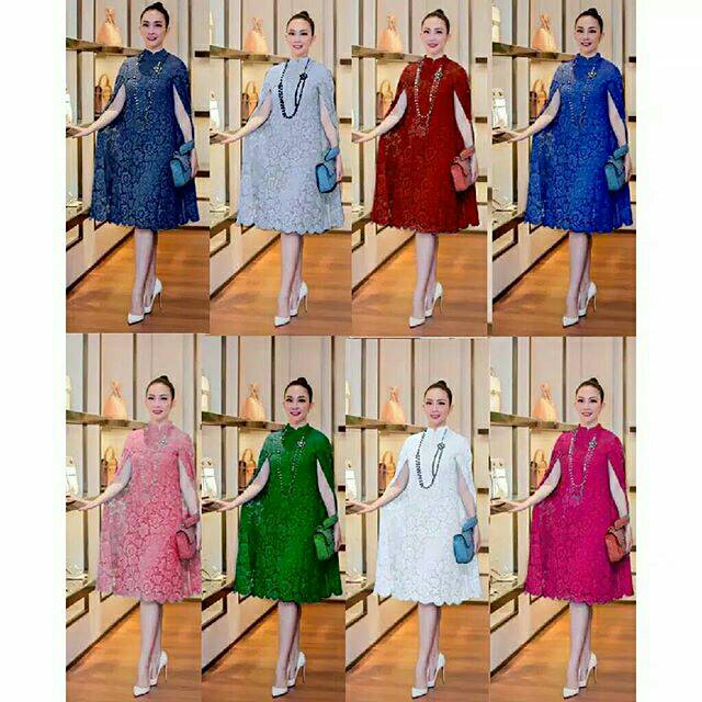 DRESS MARTHA BROKAT / DRESS NAGITA / DRESS BRUKAT MODERN
