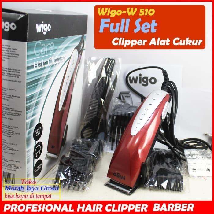 Sicssors Wigo W 510 Hair Clipper Alat Cukur Rambut Mesin Potong Rambut Elektrik
