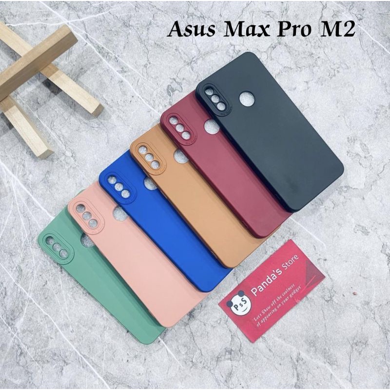 Softcase Pro Camera Asus Zenfone Max Pro M2 ZB631KL Candy Case Full Color 3D Silikon TPU