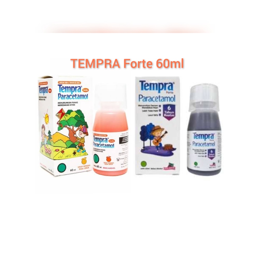 Tempra Forte Syrup 6 Tahun Keatas 60ML ORIGINAL-BPOM