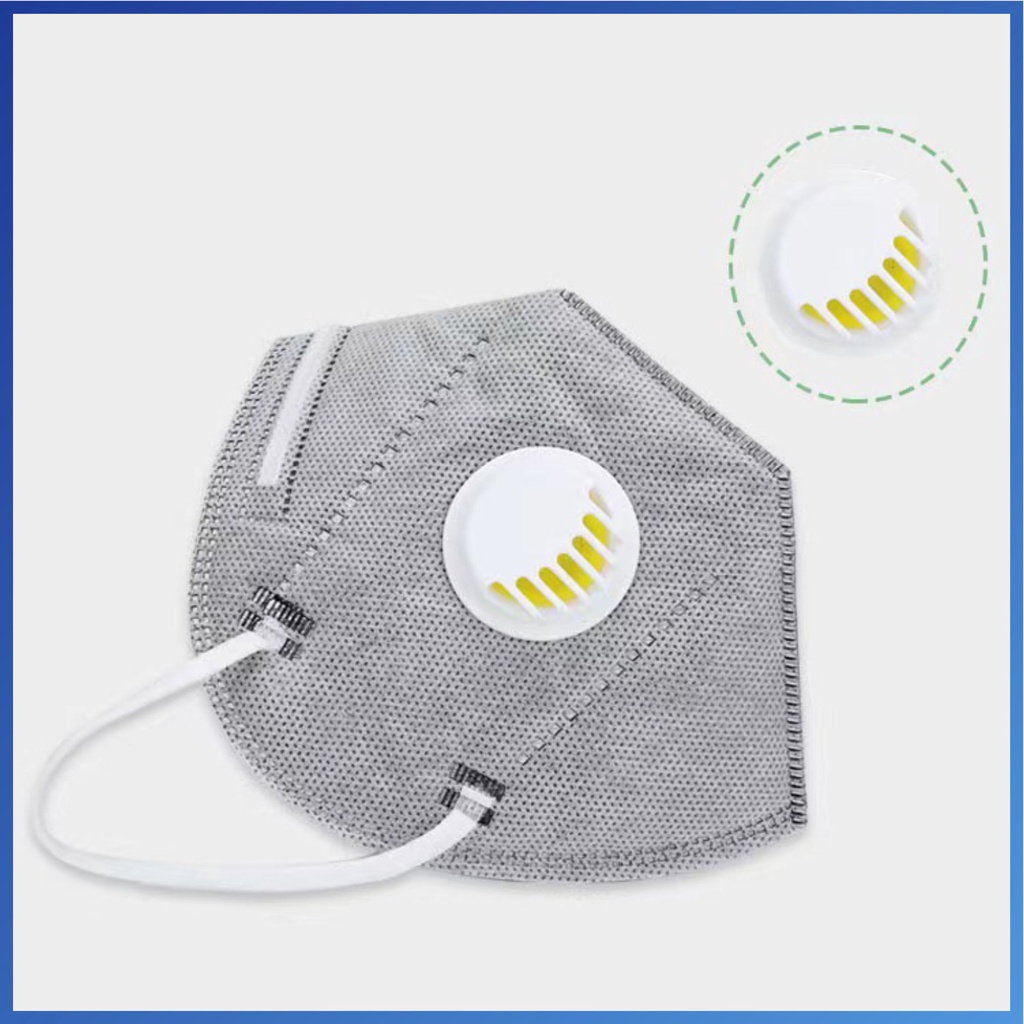 Masker 5 PLY KN95 Respirator Filter and Non Filter White Mask Dewasa Facemask KN95 N95