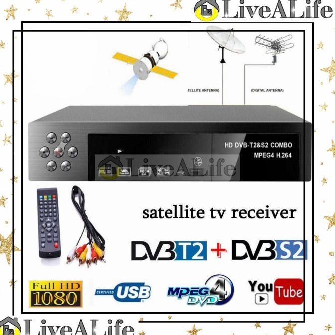 Montage VT6000 Smart Digital TV Box Receiver 1080P DVB-T2 + DVB-S2