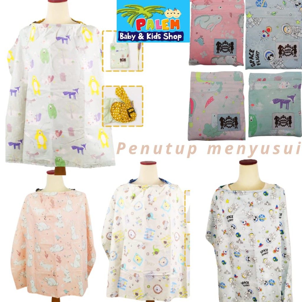 Petite Mimi Apron Kain  Penutup Menyusui Dengan Motif Yang Menarik