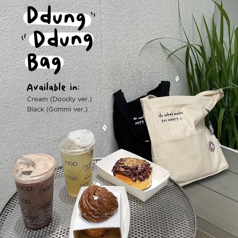 ddung ddung bag 뚱뚱 가방 totebag canvas korea