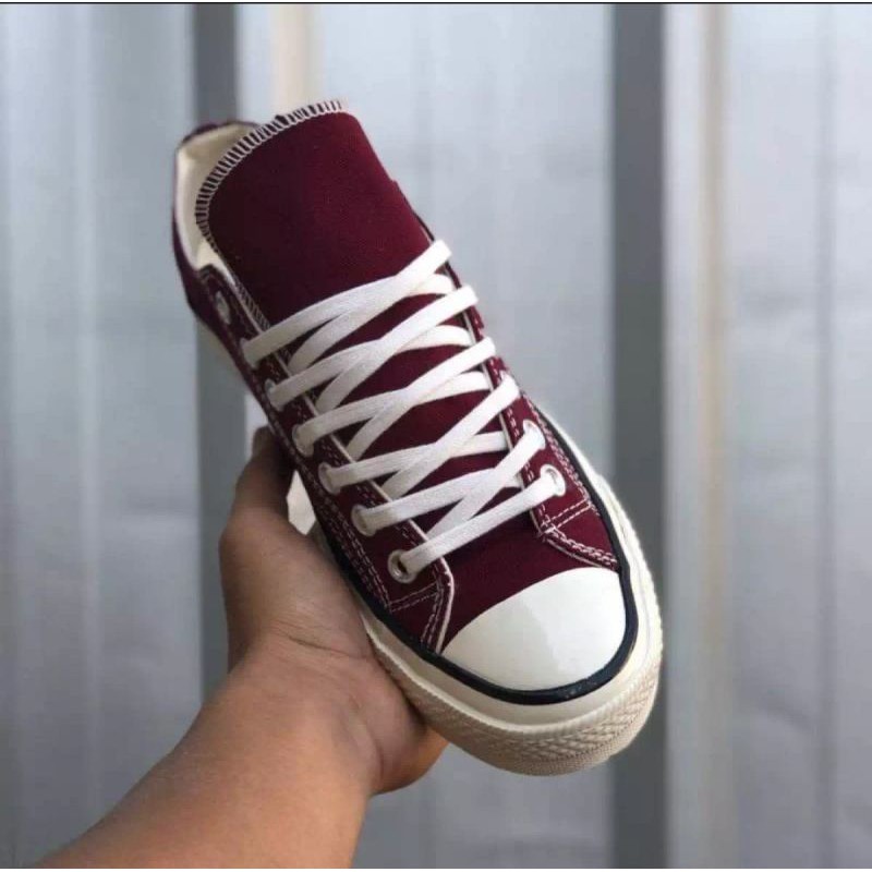 CONVERSE CT 70's LOW RED WHITE GLOSSY (KINCLONG) IMPORT MADE IN VIETNAM