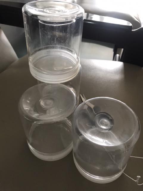 Toples Astor 10 Cm Tabung Plastik Kue Kering Kacang Permen Murah Bagus Botol Besar Jumbo Pendek