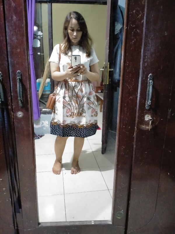 New Arrival | Dress Batik Wanita Lengan Pendek