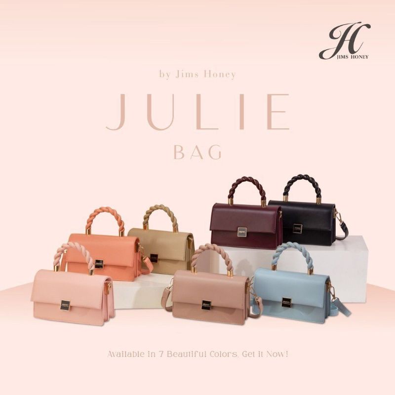 Tas Selempang Julie Bag Jimshoney Original - Sling Bag Daily Party Trendy Casual - Tas Wanita Mini Pesta