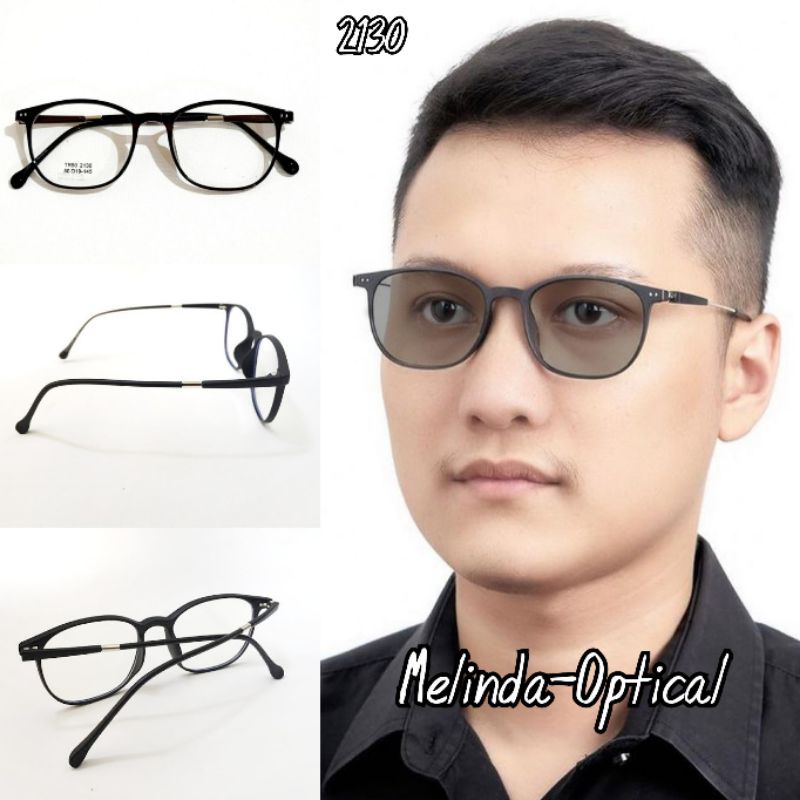 Kacamata Pria Minus Antiradiasi,Kacamata Cowok Kode 2130,Kacamata Pria Lensa Photocromic,Kacamata Co