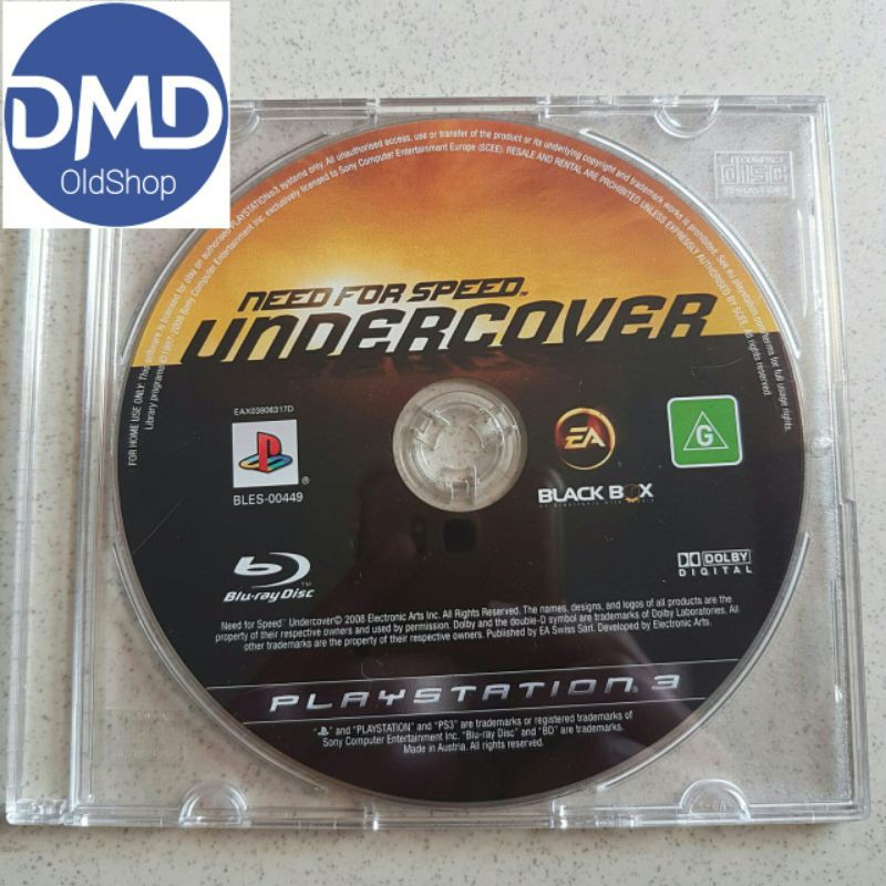 Kaset PS3 Need For Speed Undercover Original