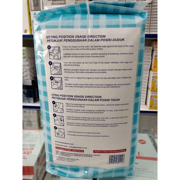 Pampers Dewasa Oto L Perekat isi 8/Pampers Dewasa