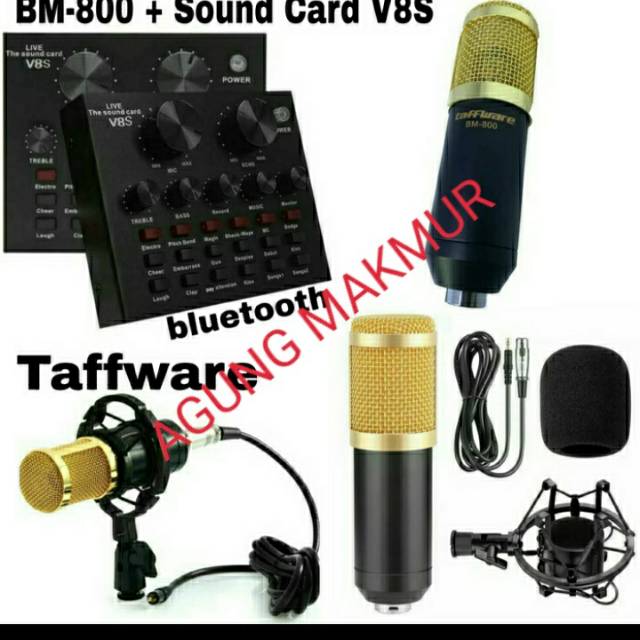 MIC BM 800 SOUNDCARD V8S