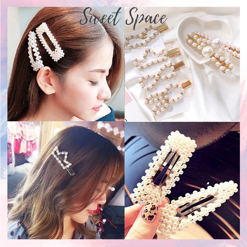 JEPITAN RAMBUT KOREA | HAIRCLIP MODEL KOREA | BLINK METAL HAIRPIN [SWEETSPACE]