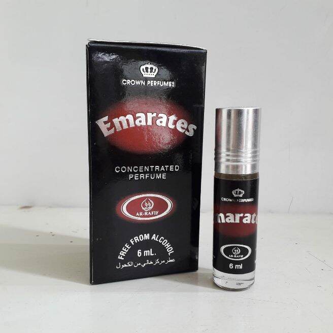 EMARATES Parfum Merek ARRAFIF 6ml Minyak Wangi Roll On Non Alkohol