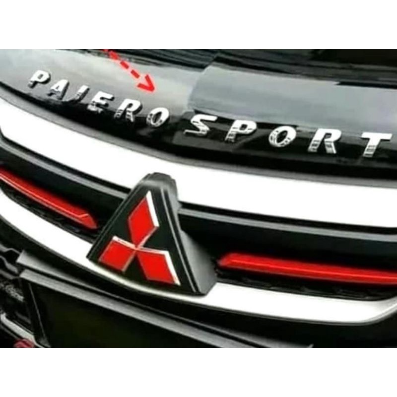 EMBLEM HURUF KAP MESIN PAJERO SPORT