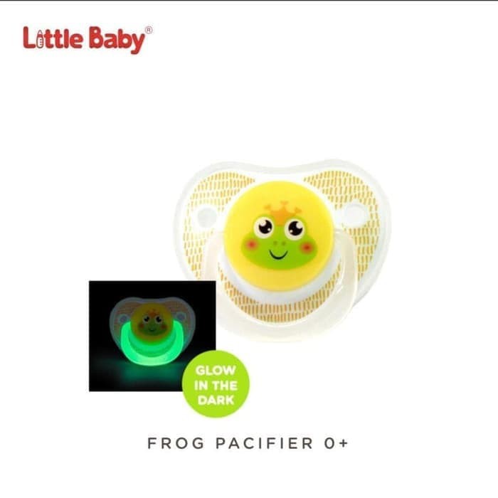 Little Baby Empeng Baby Orthodontic Pacifier Glow in Dark 0m+-1