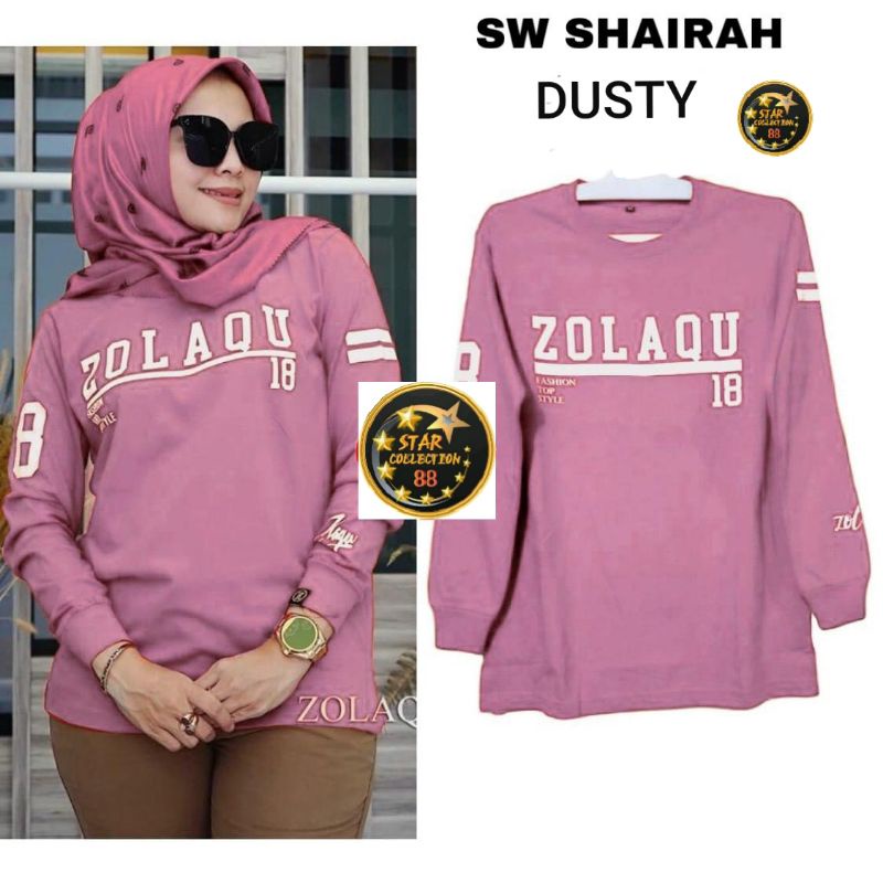 ATASAN BAJU SHAIRAH/KAOS ATASAN WANITA LENGAN PANJANG/MODEL TERBARU/TERMURAH/HARGA PROMOSI/BAJU ATASAN WANITA LENGAN PANJANG (GOOD QUALITY)