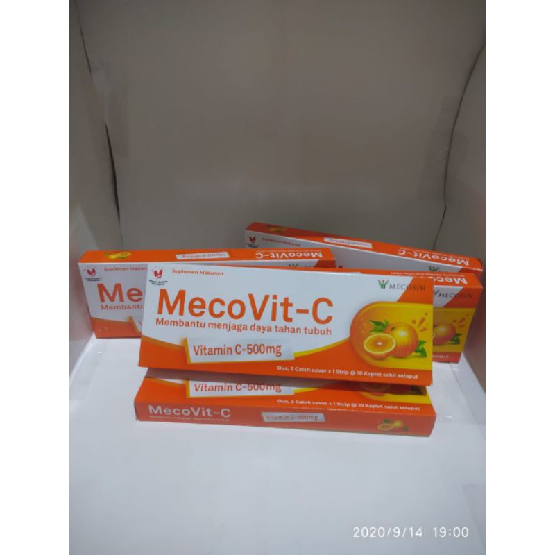 Mecovit C vitamin C 500mg (1box isi 30tablet)