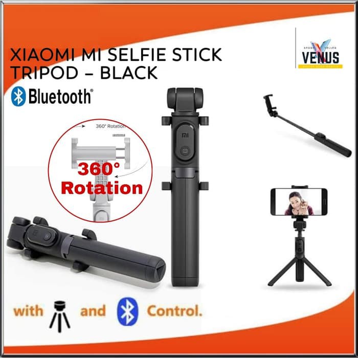 Mi Tongsis 3 in 1 Monopod Tripod Mini Bluetooth Shutter For Smartphone - XMZPG01YM