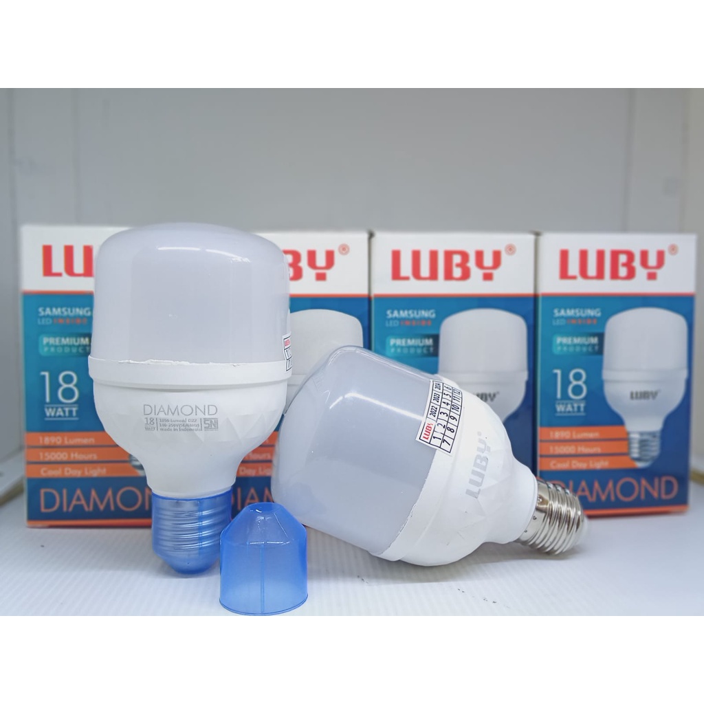 Lampu Bohlam Led Capsule Luby Diamond 18 Watt Cahaya Putih