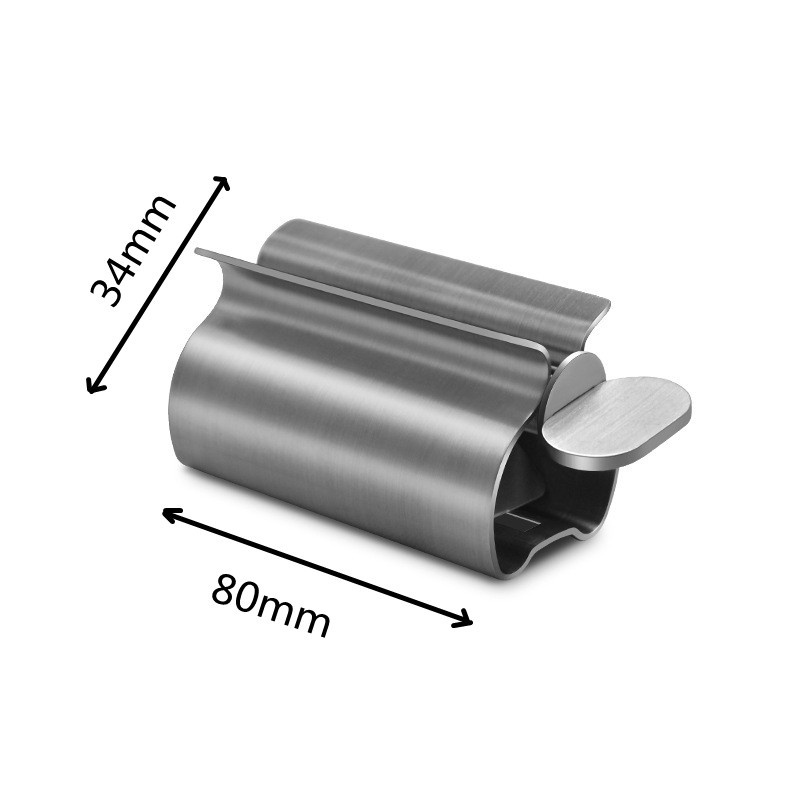 Dispenser Pasta Gigi Manual Multifungsi Bahan Stainless Steel Untuk Kamar Mandi
