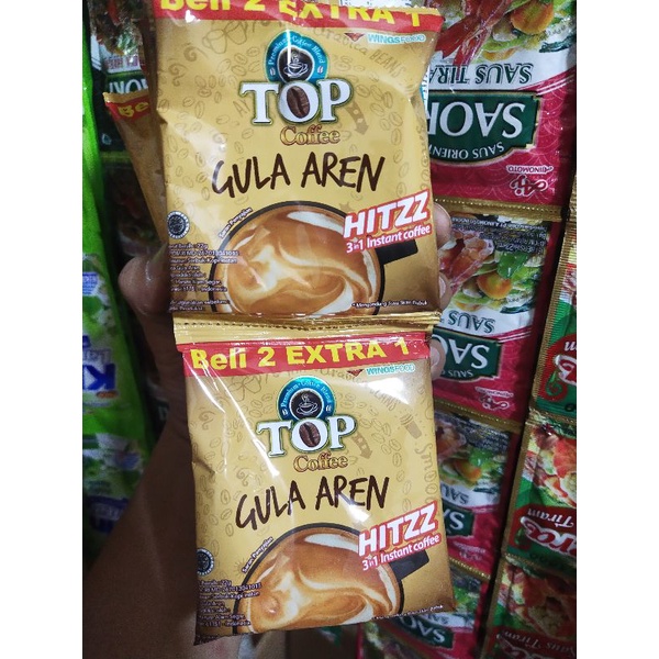 

Top Coffee Gula Aren 1 Renceng isi 15 x 22 gr