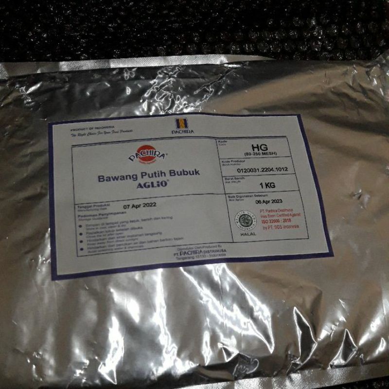 

bawang putih bubuk aglio pachira HG 1 kg