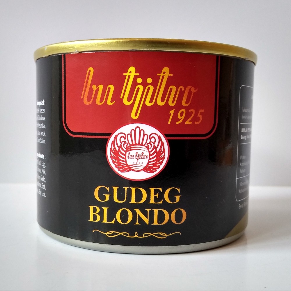 Gudeg Kaleng Bu Tjitro Varian Blondo - Gudeg Jogja 100% Asli Produksi Baru