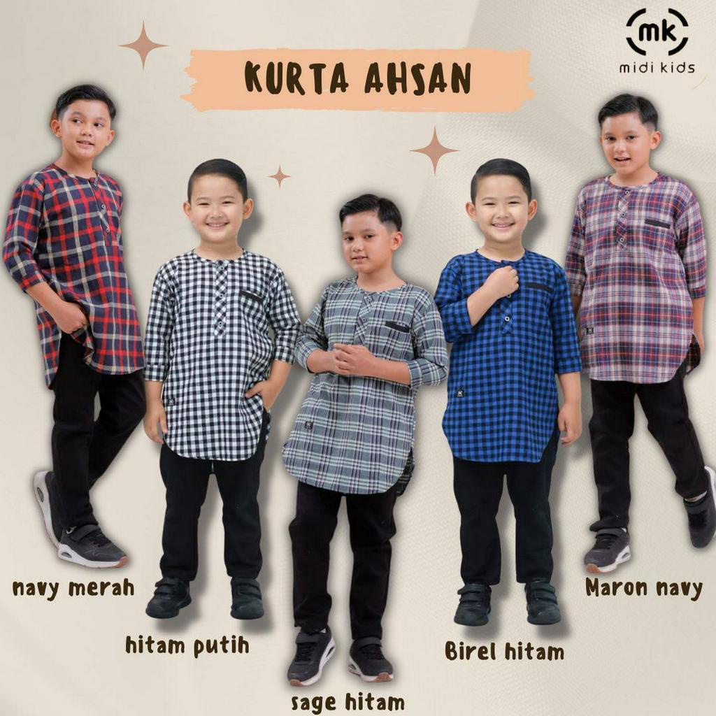 Setelan anak Kurta Ahsan by Midikids