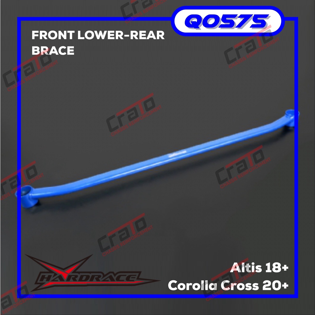 Aksesoris Stabiliser Hardrace - Q0575 - FRONT LOWER-REAR BRACE - Altis 18+ Corolla Cross 20+