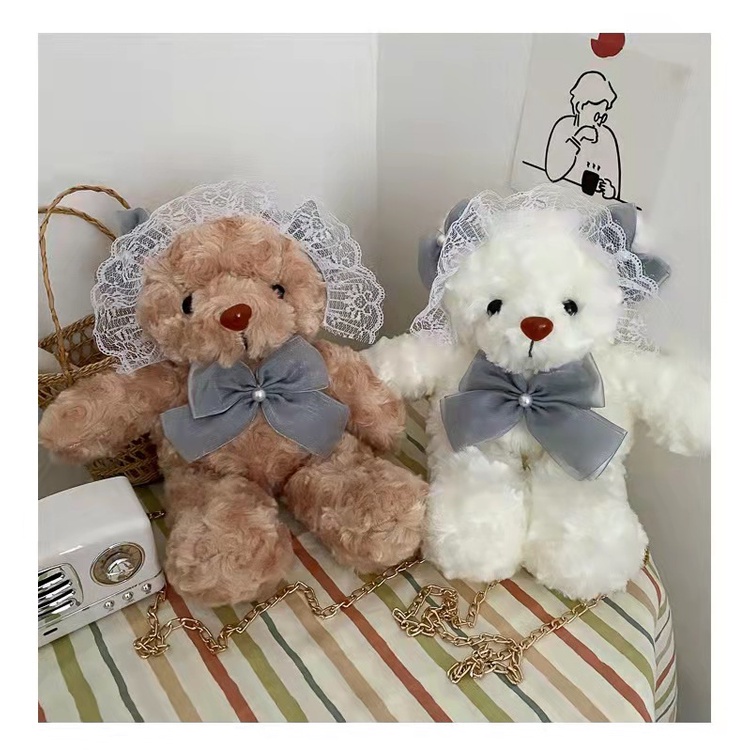 cod★ready★ Tas selempang Madley Sling Bag Fashion Motif Kartun Karakter Hewan Beruang Teddy Bear Anak &amp; Dewasa globallagilaku