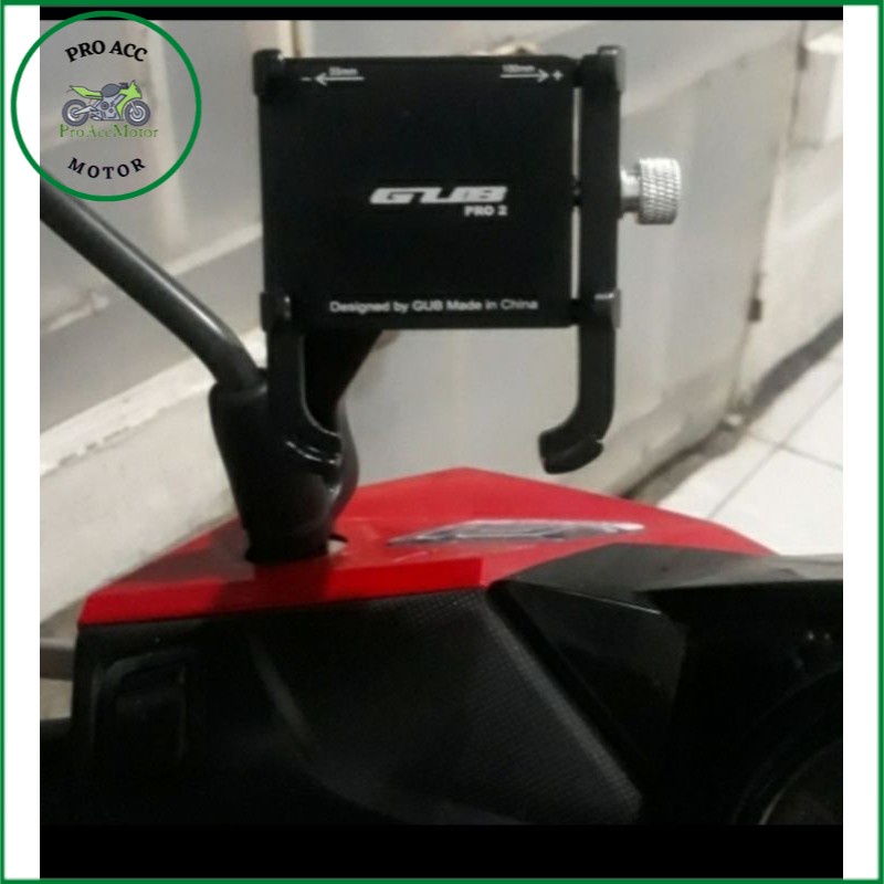 GUB PRO 2 HOLDER HP/HANDPHONE/GPS motor NMAX AEROX VARIO NEW NMAX ADV PCX MIO XMAX FREEGO LEXI (COD)