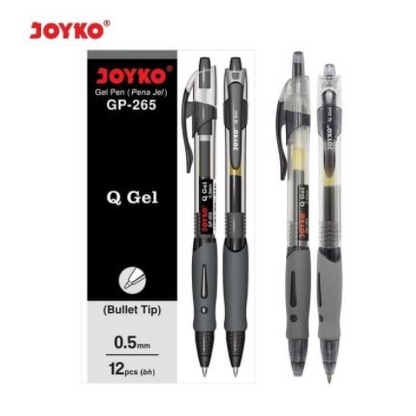 

1 PCK Gel Pen / Pulpen / Pena Joyko GP-265 / Q Gel / 0.5 mm Per Pack