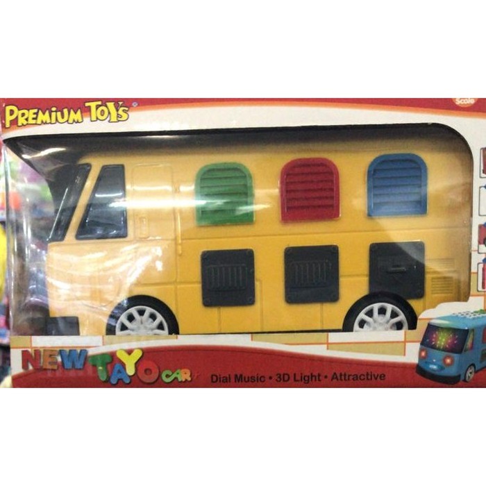 Mainan Bus TY Edukasi Bernyayi Bus TY Lampu Musik - Mobil Bus TY NEW - Mainan Anak